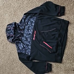 Snap on hoodie